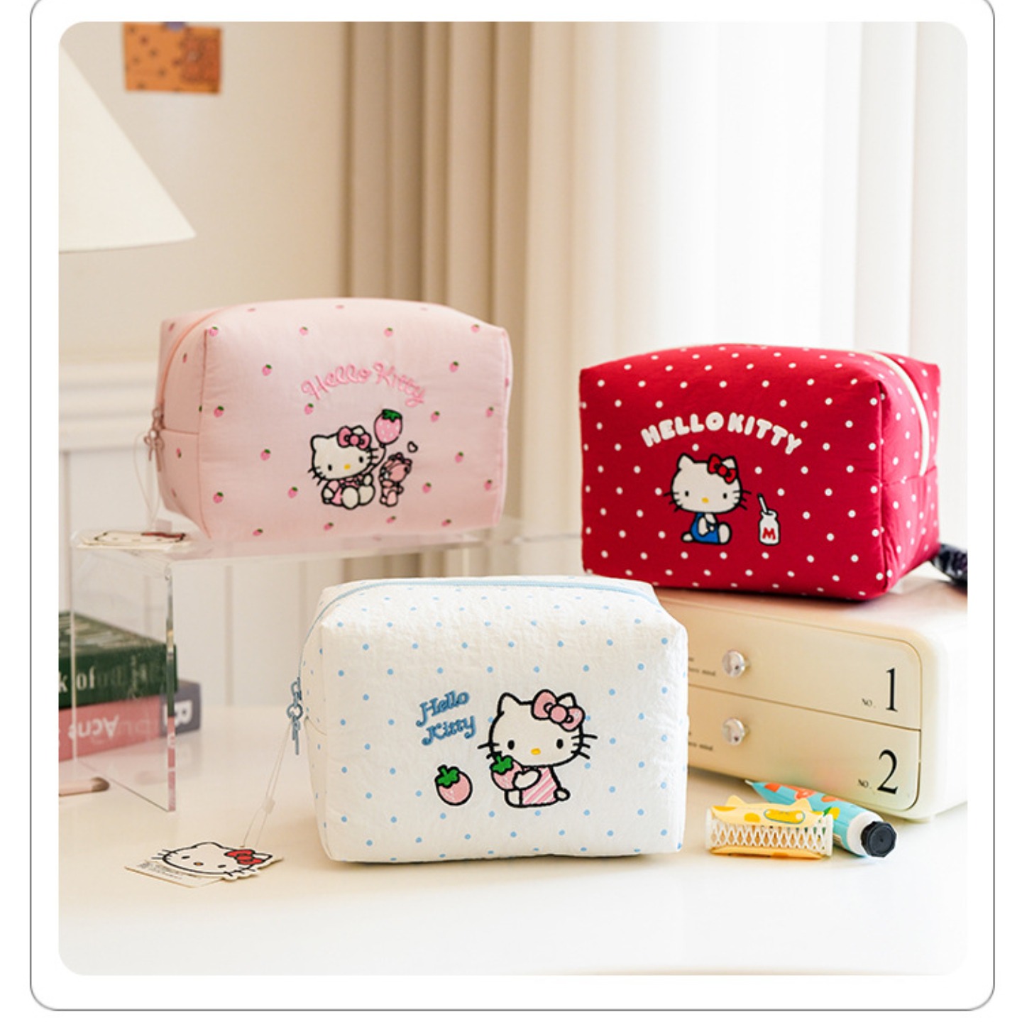 Skincare D'Alba - Strawberry Milk Cartoon Hello Kitty Soft