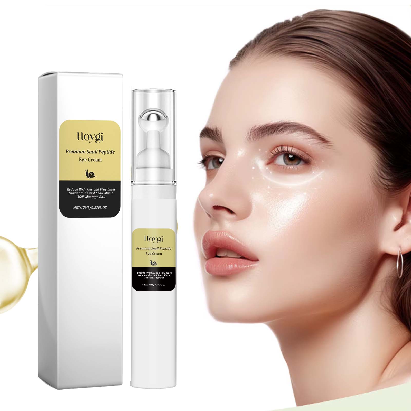 Snail Cream Gel - Snail Peptide Eye Cream Remove Eye