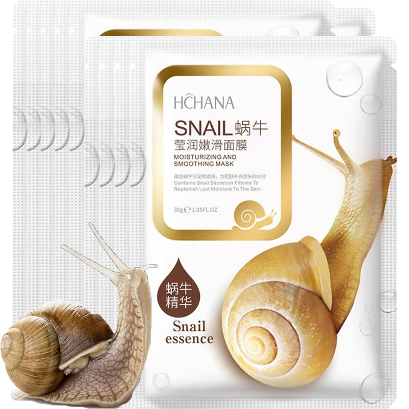Snail Mucin Essence - Snail Collagen Face Mask Moisturizer Hydrating