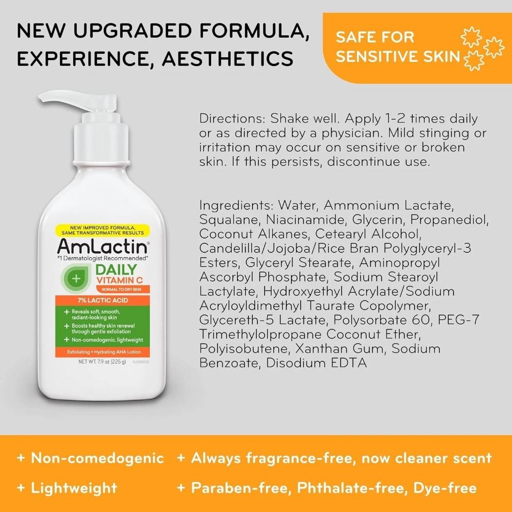 Amlactin Body Lotions Rapid Re - Lactic Acid Toner recension och pris