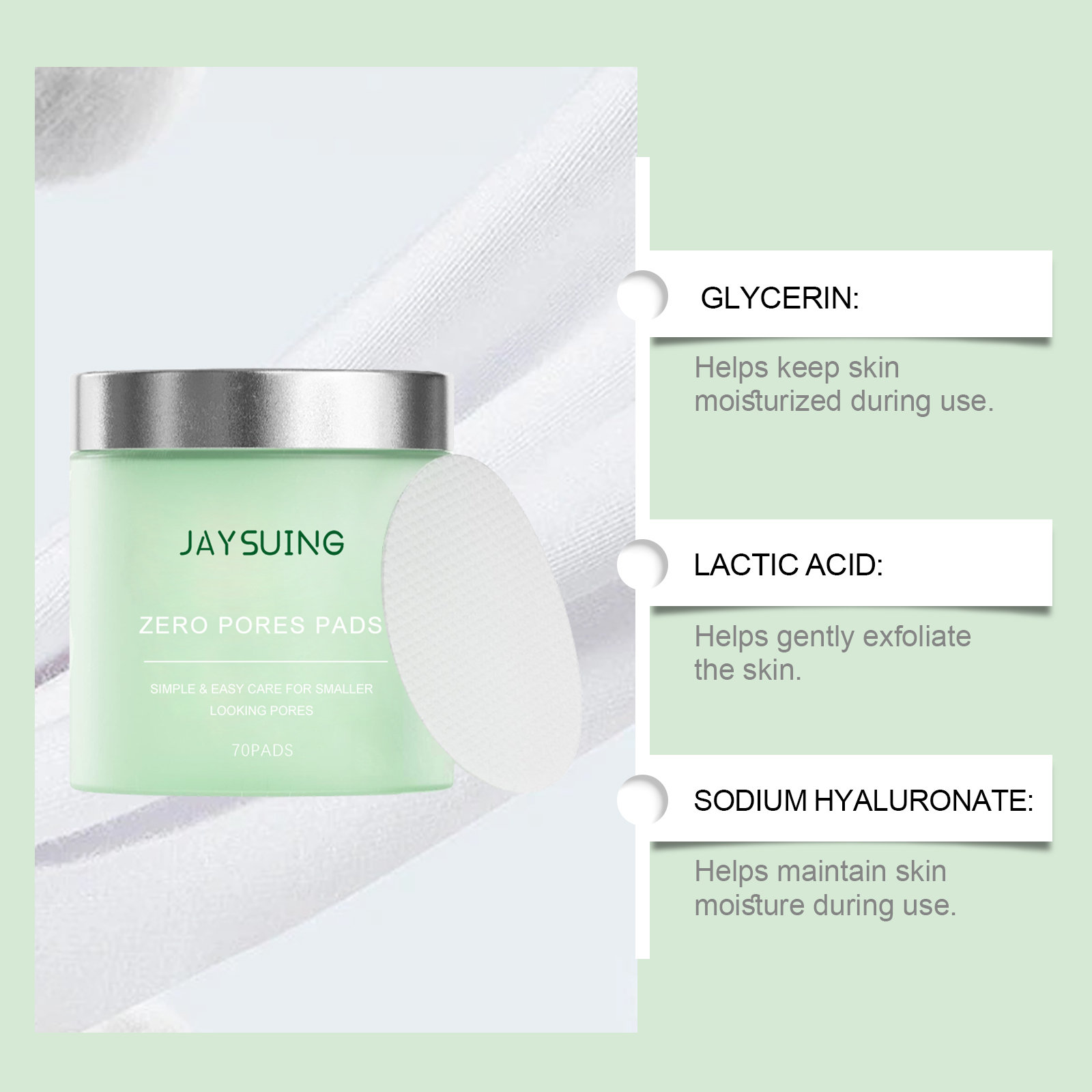 Salicylic Acid Pads Pore Reduc - Lactic Acid Toner recension och pris