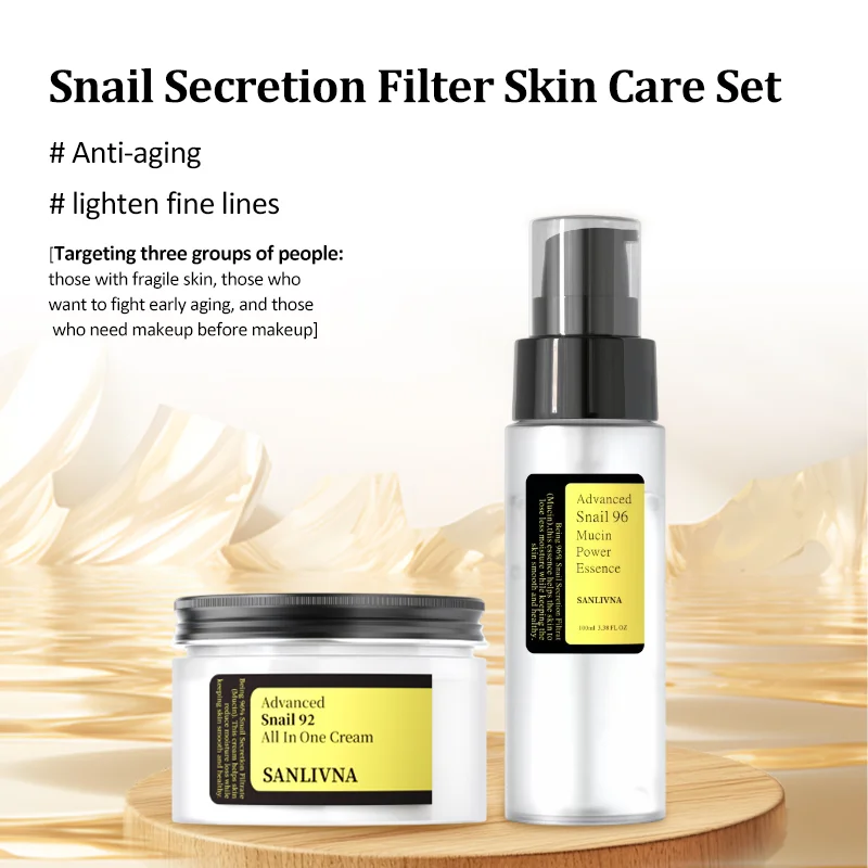 Snail 92% Mucin Duo Cream & Es - Snail Mucin Essence recension och pris