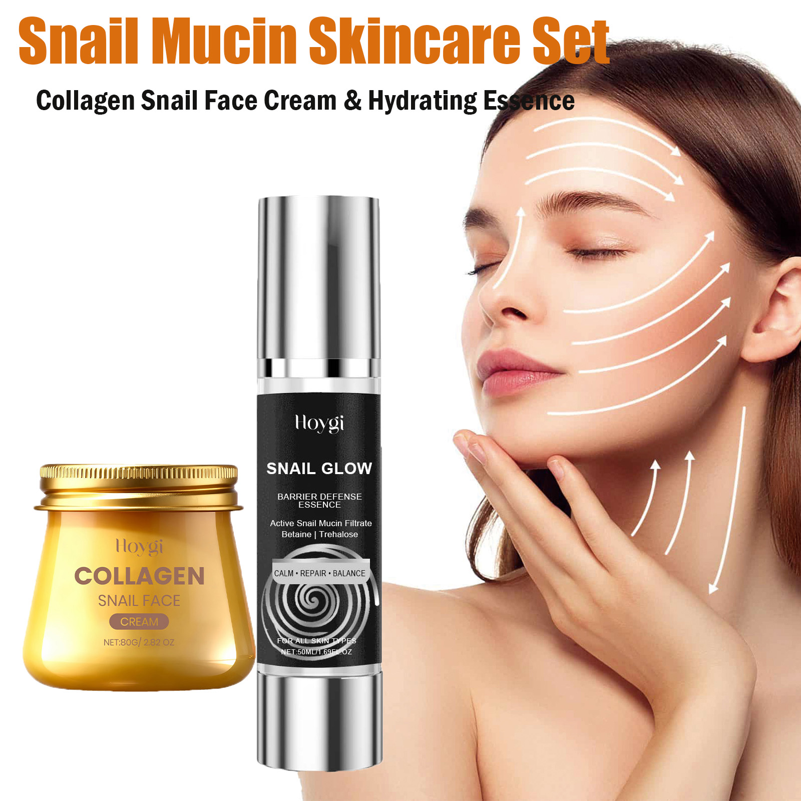 Snail Mucin Skincare Set Colla - Snail Mucin Essence recension och pris