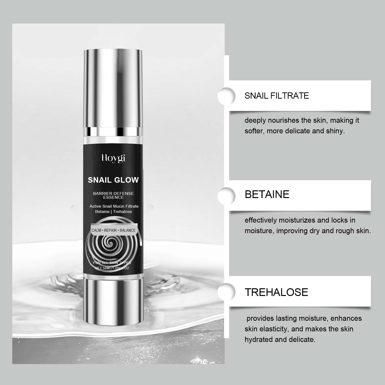Snail Mucin Skincare Set Colla - Snail Mucin Essence recension och pris