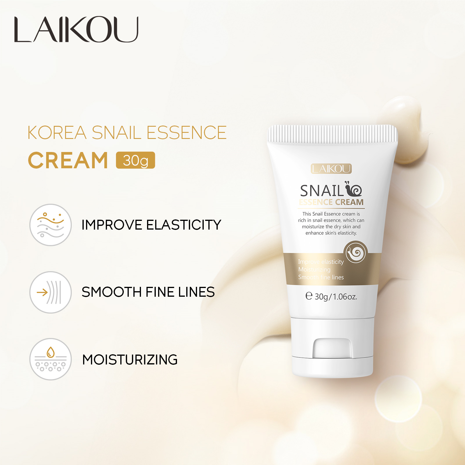 Snail Face Cream Beauty Produc - Snail Cream Gel recension och pris