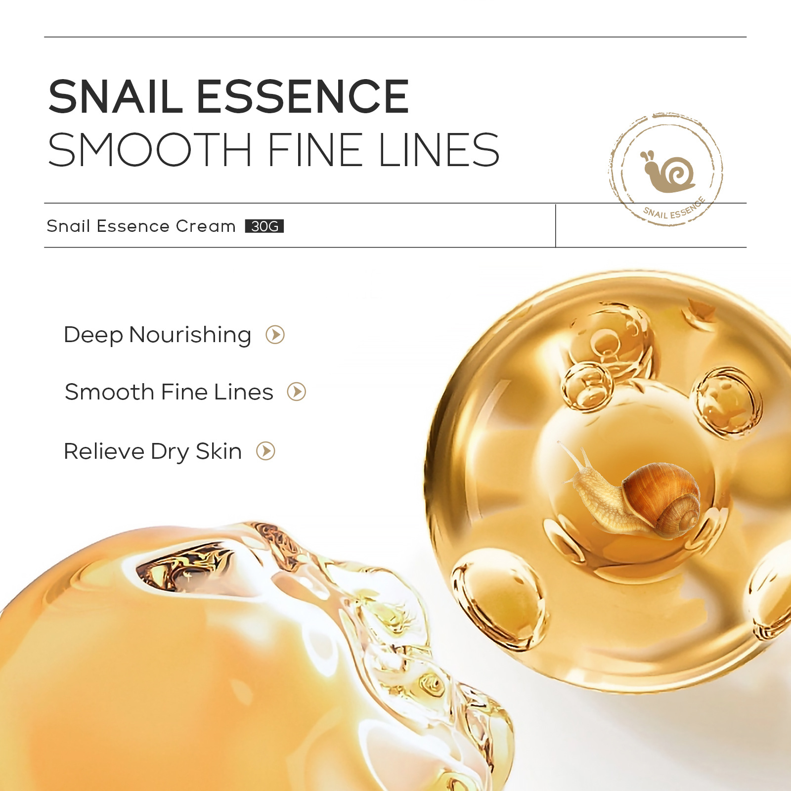 Snail Face Cream Beauty Produc - Snail Cream Gel recension och pris