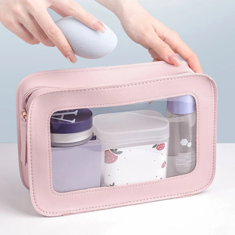 Women PU Makeup Bag Traveling  - Skincare D'Alba recension och pris