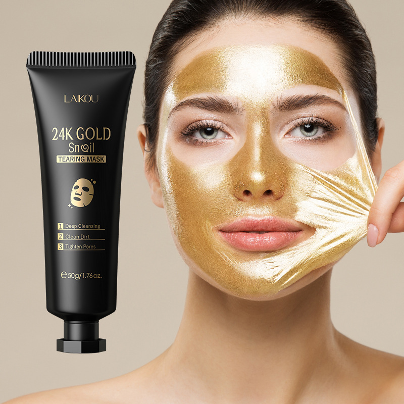 LAIKOU 24K Gold Sakura Peeling - Snail Cream Gel recension och pris