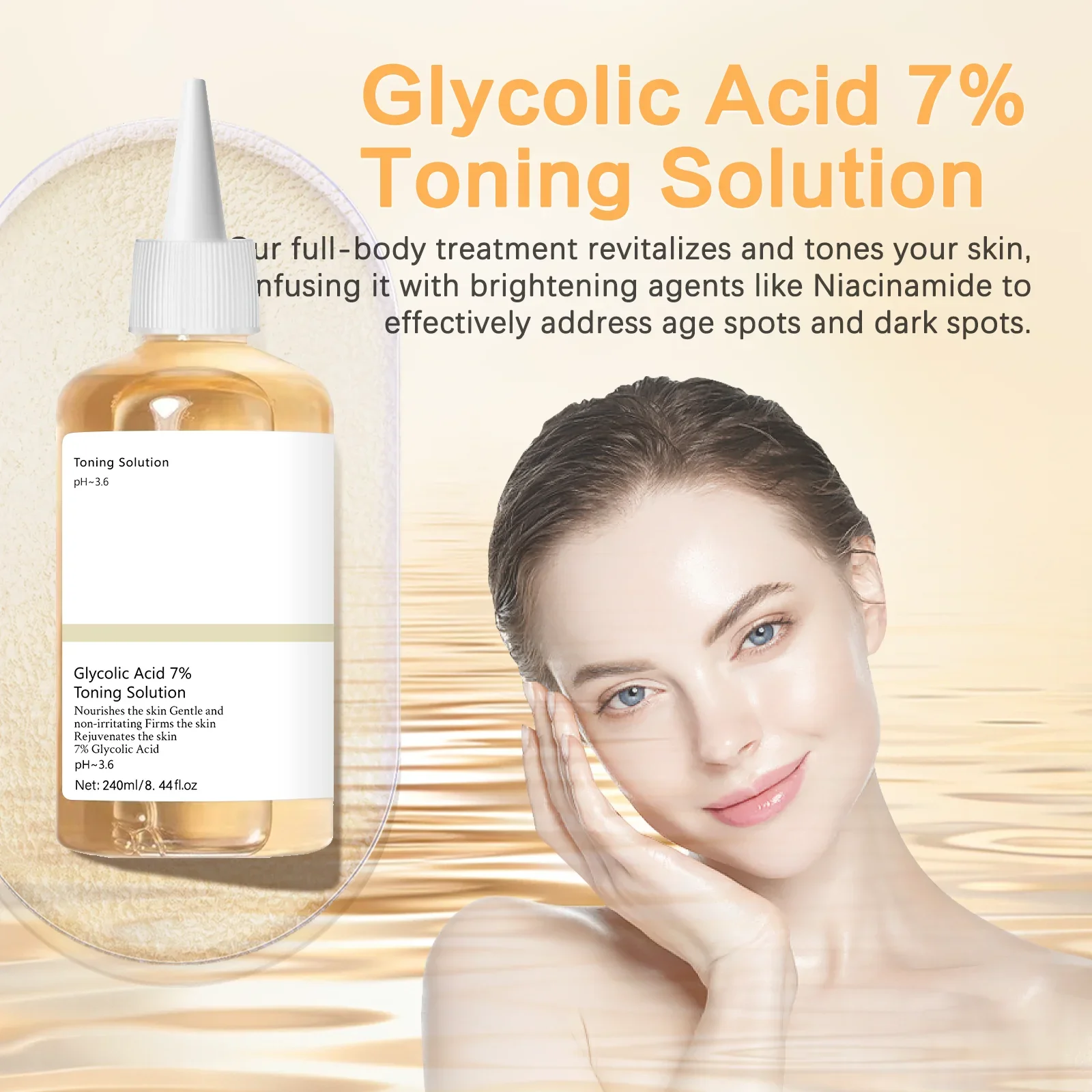 Glycolic Acid 7% Percent Tonin - Lactic Acid Toner recension och pris