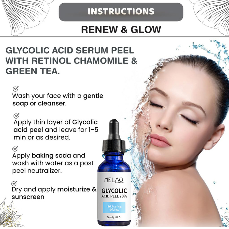 70% Glycolic Acid Serum Peel E - Lactic Acid Toner recension och pris