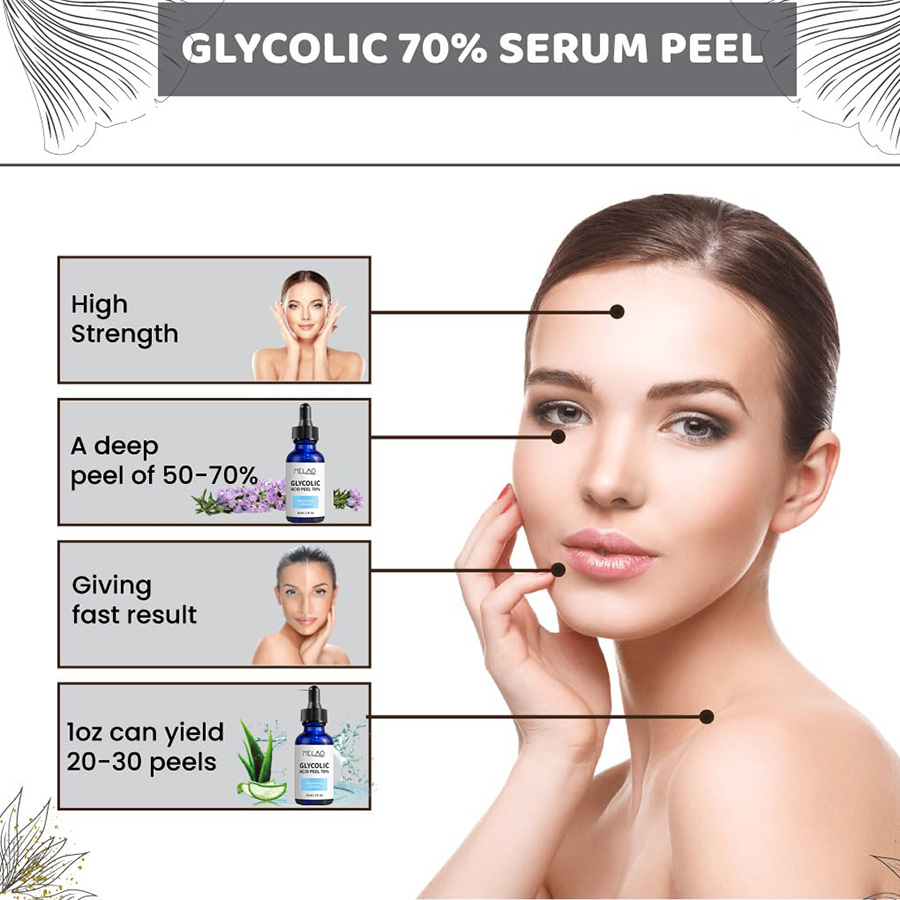 70% Glycolic Acid Serum Peel E - Lactic Acid Toner recension och pris